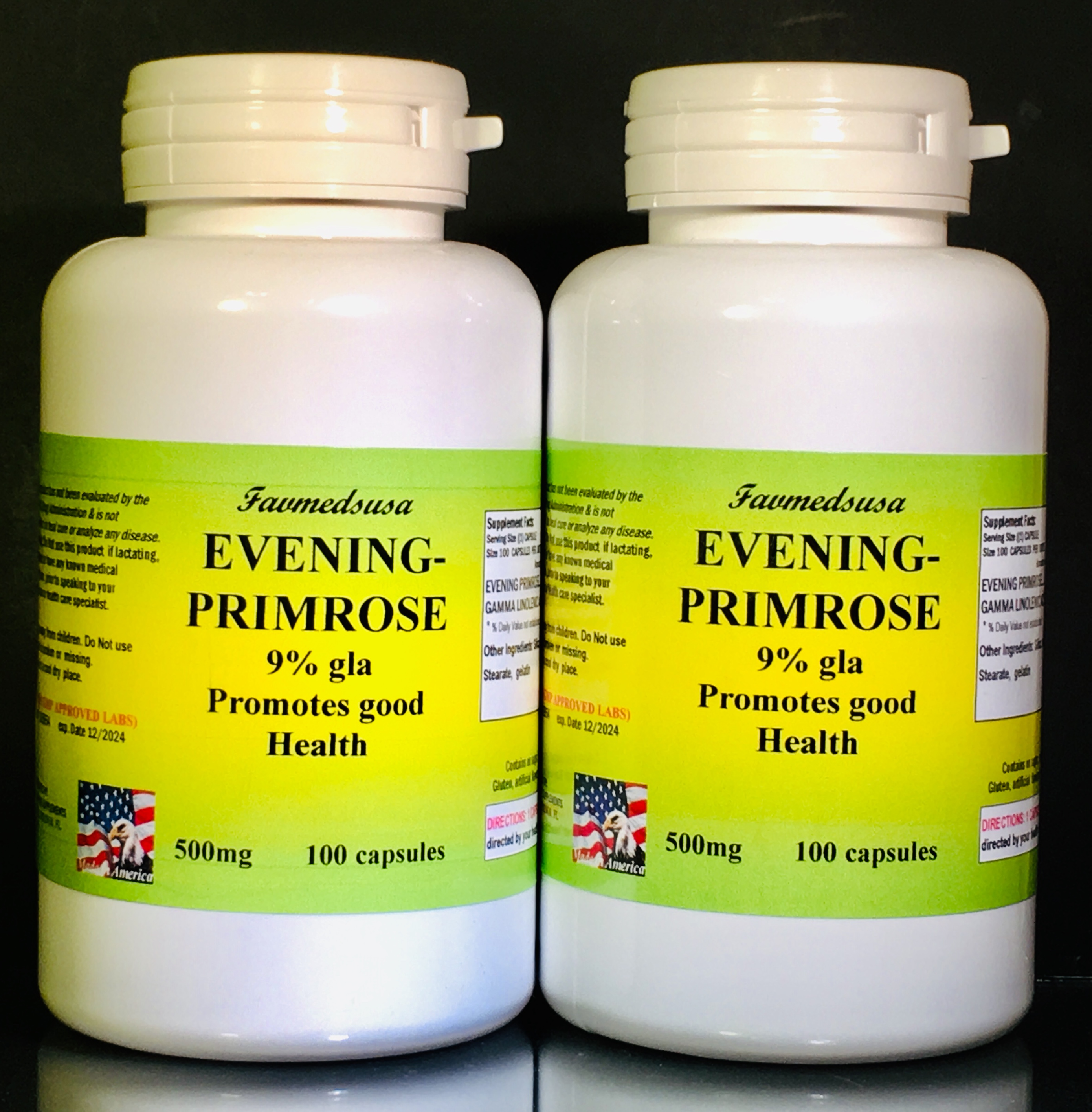 Primrose Oil 500mg - 200 (2x100) soft gels